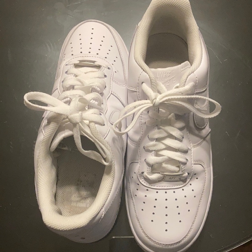 Nike All White Air Force 1’s